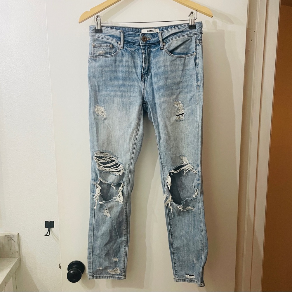 Pistola ripped destroyed jeans size 25